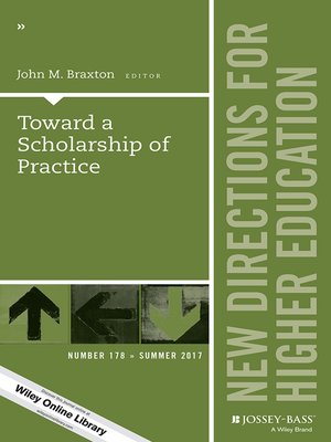 cover image of Toward a Scholarship of Practice